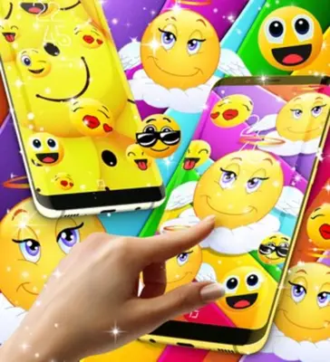 Emoji live wallpaper android App screenshot 0