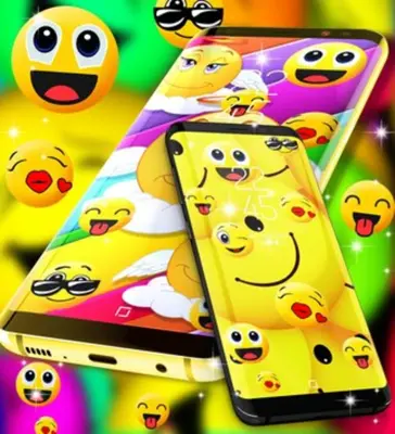 Emoji live wallpaper android App screenshot 2